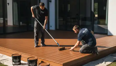 Professional deck staining and wood protection by expert painters in Fresno, CA