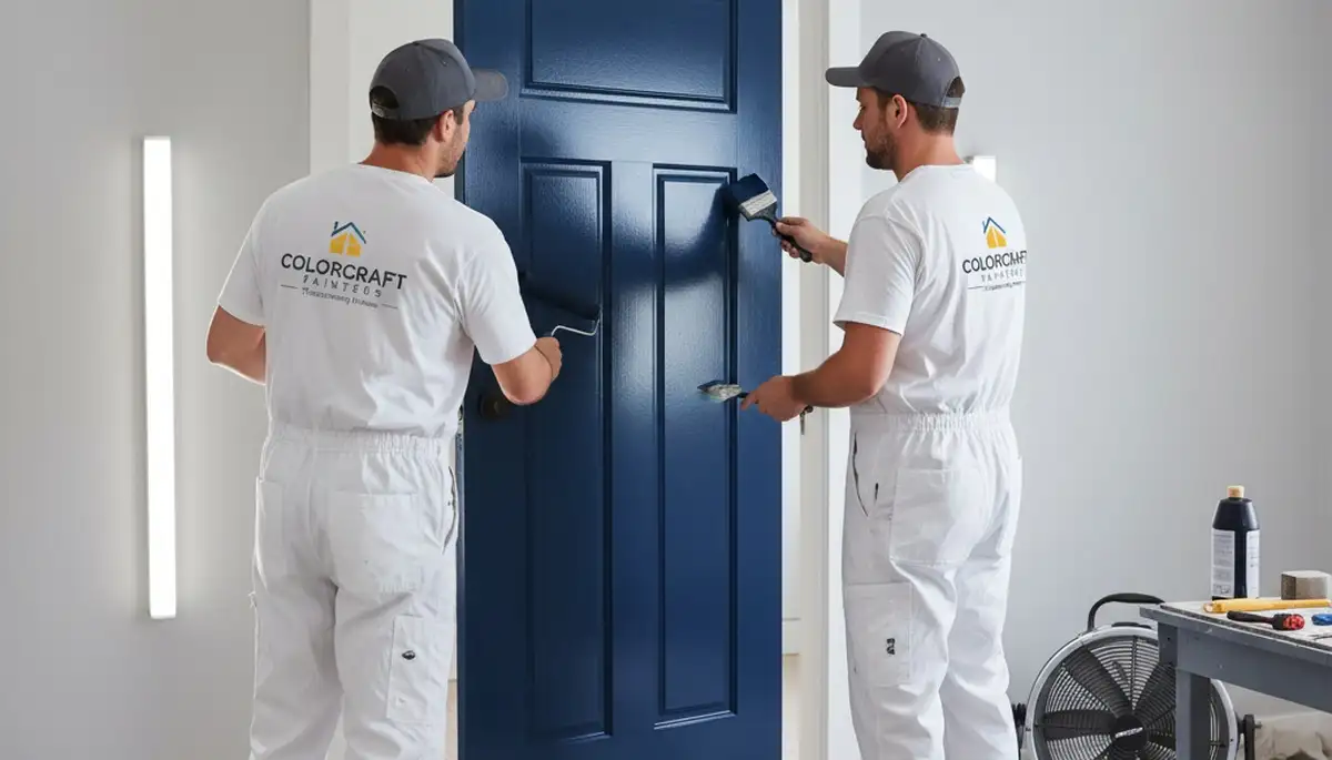 Professional door painting and refinishing by expert house painters in Fresno, CA
