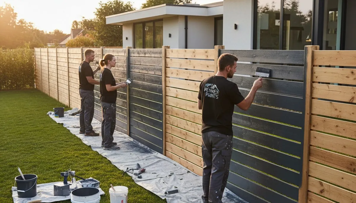 Professional fence painting in Fresno, CA with durable finishes for sun and dust protection