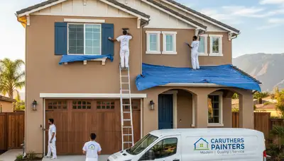 Professional house painting service in Fresno, CA for interior and exterior homes