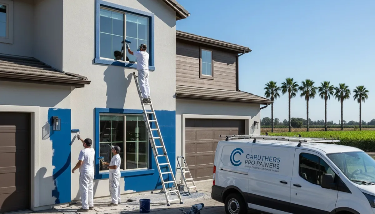 Professional house painting service in Fresno, CA for exterior and interior homes