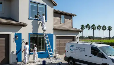 Professional house painting service in Fresno, CA for exterior and interior homes