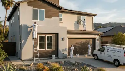Professional house painters in Fresno CA providing expert exterior and interior painting services