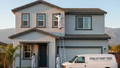 House painters in Fresno, CA providing professional exterior and interior painting services