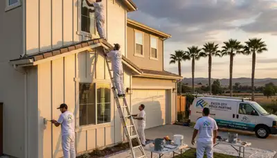 Professional house painters in Fresno CA providing expert exterior and interior painting services