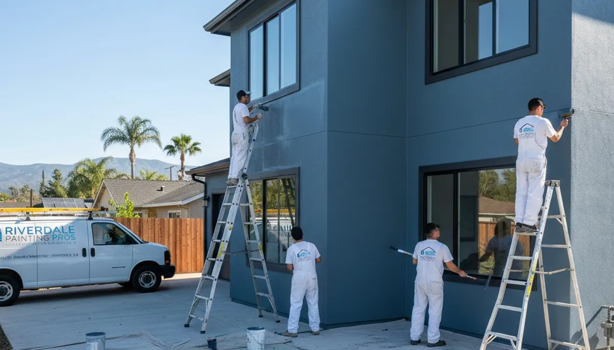 Professional house painters in Fresno, CA providing expert exterior and interior painting services