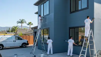 Professional house painters in Fresno, CA providing expert exterior and interior painting services