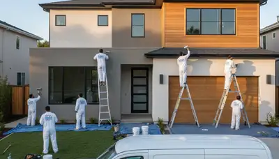 Professional house painters in Fresno CA providing expert exterior and interior painting services