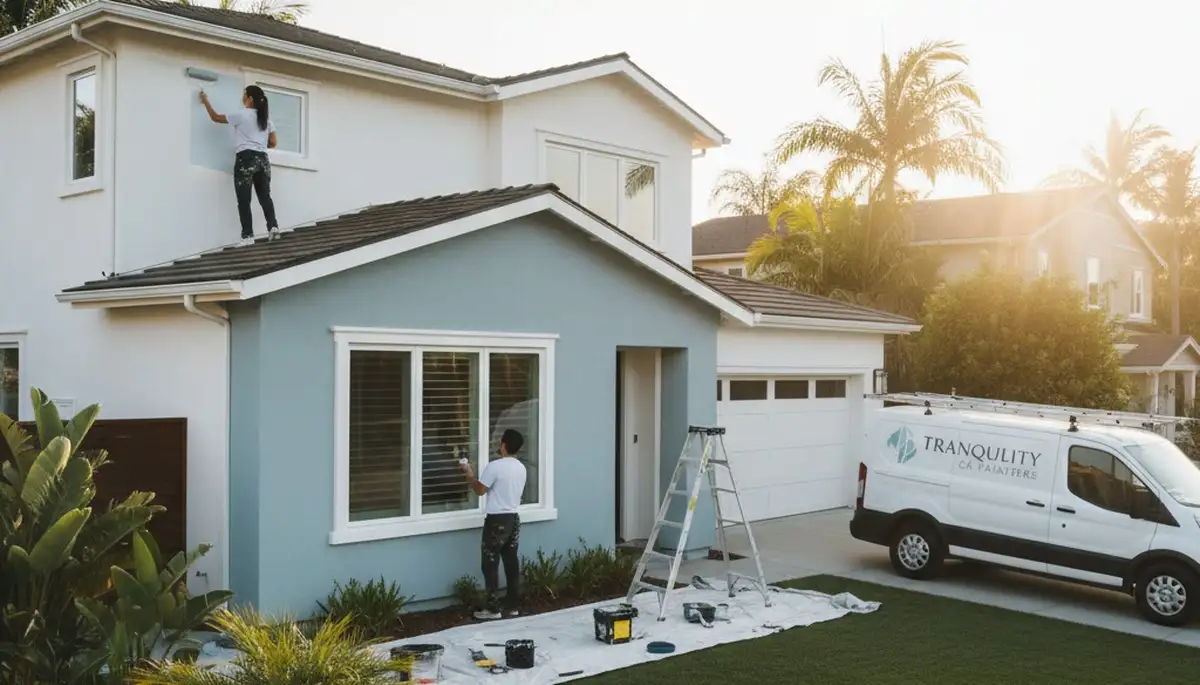 Professional house painters in Fresno CA providing quality residential exterior painting services