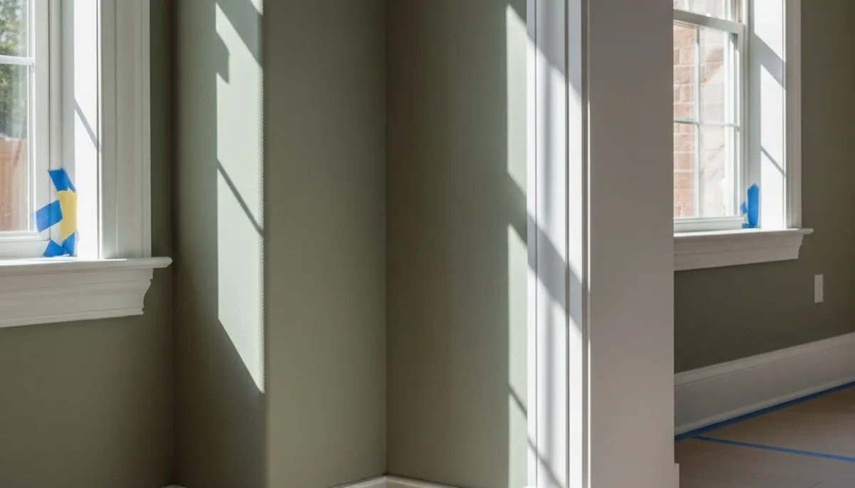 Professional interior trim painting with clean lines and detailed finishes in Fresno, CA home